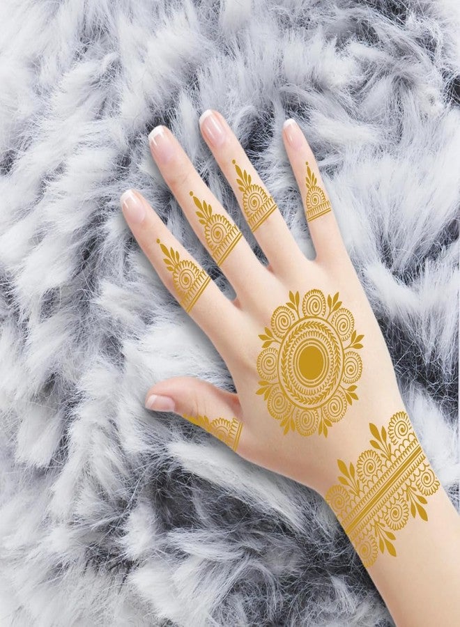 VANVATI Flower With Bracelet Mehndi Sticker For Girls & Women - Image 4