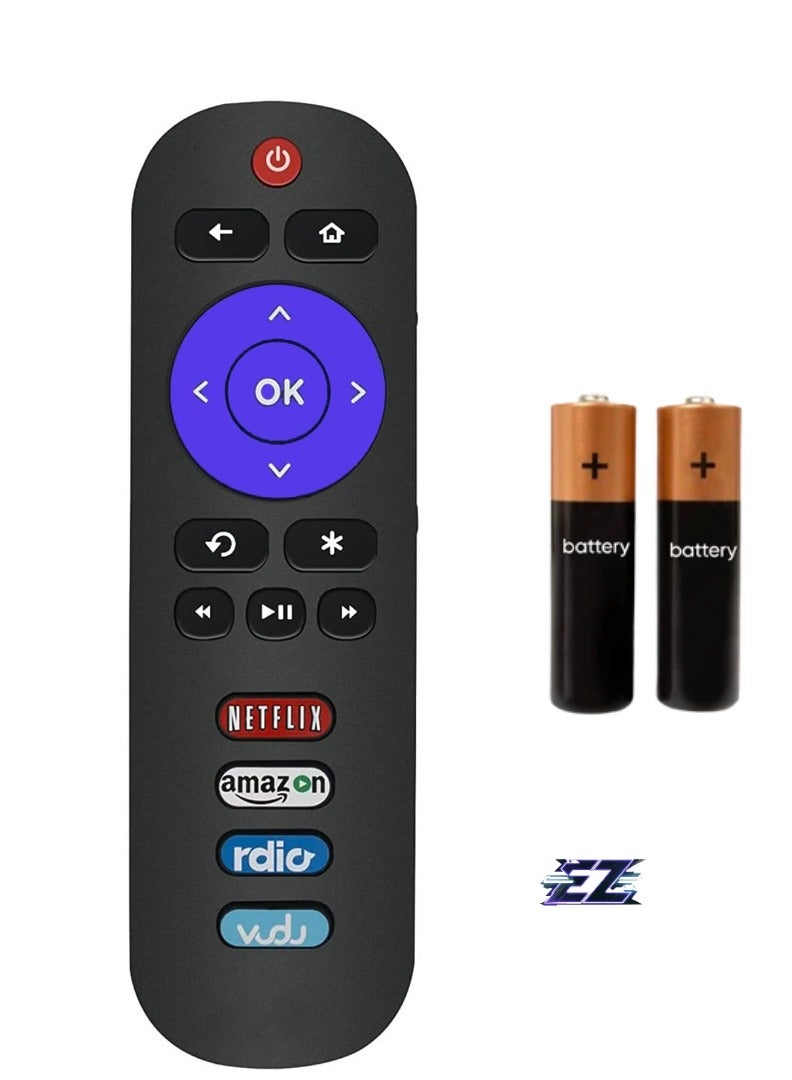 ELTRAZONE Universal Remote Control Compatible with All TCL Roku TV Models – No Setup Required, Easy to Use, Full Functionality - Image 1