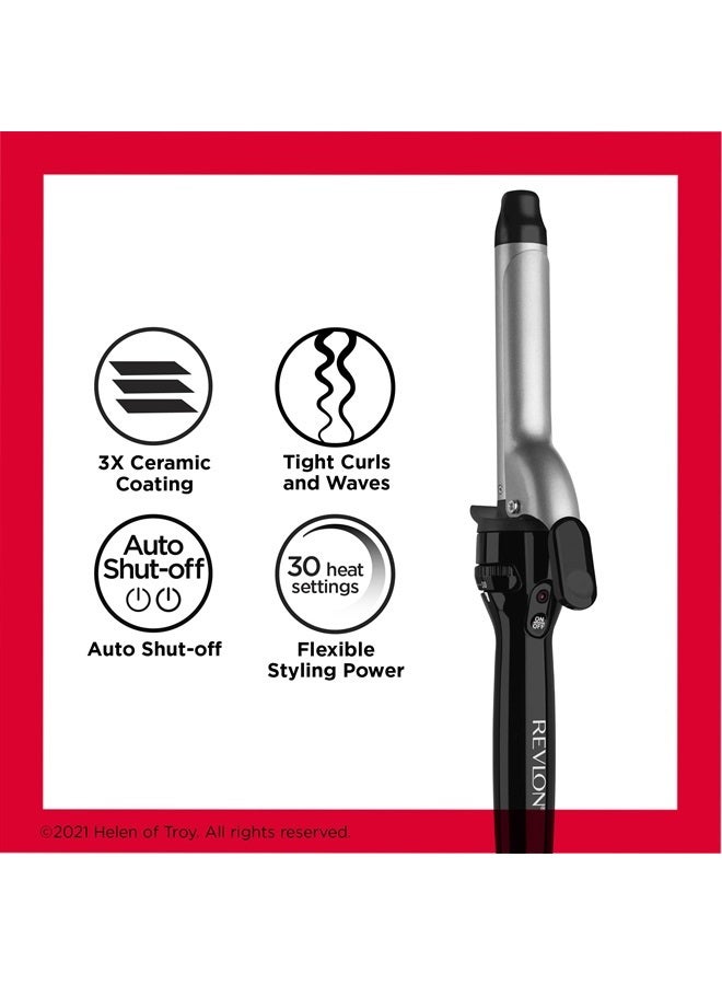 Revlon Perfect Heat Triple Ceramic Curling Iron | For Silky Smooth Medium Curls (1 in) - Image 5