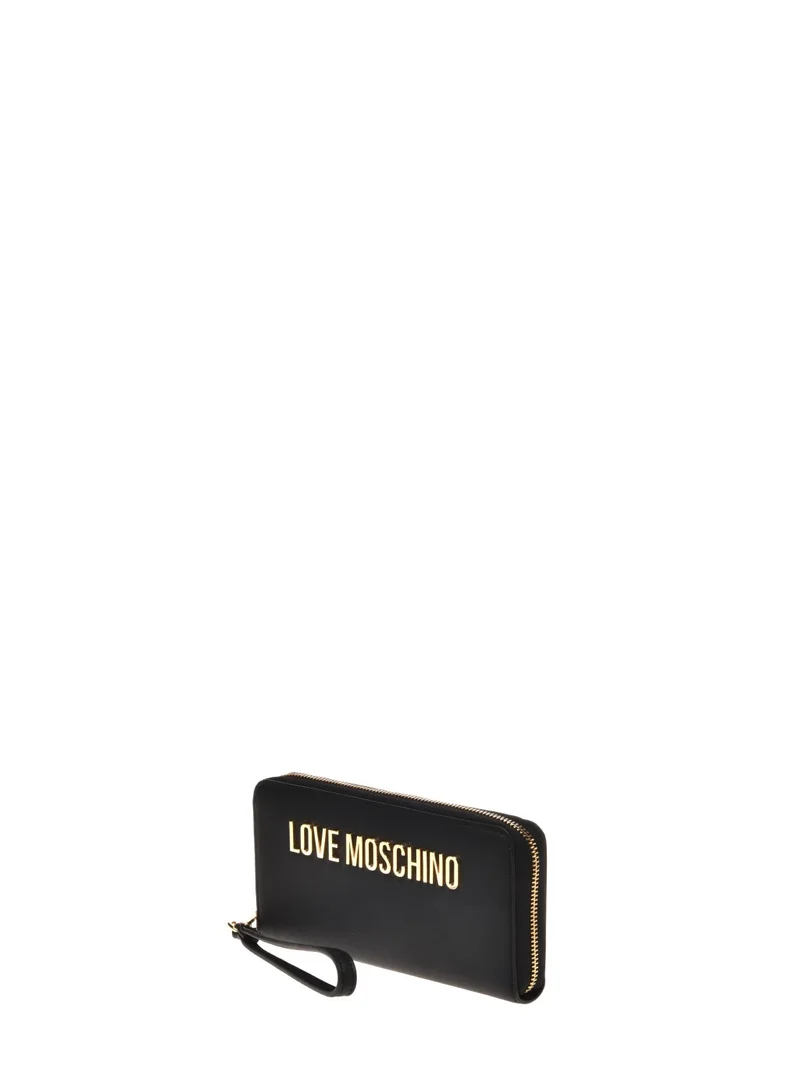 Love Moschino Logo Detailed Zip Over Purse