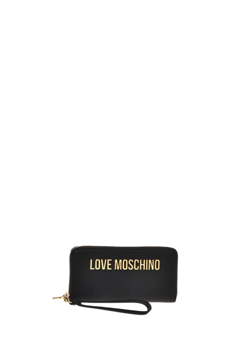 Love Moschino Logo Detailed Zip Over Purse