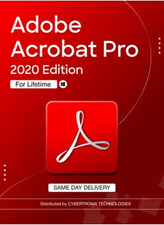Adobe Adobe Acrobat Pro 2020 | Windows | Lifetime Edition 