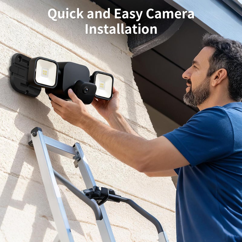 Aaeytby Wall Bracket for Blink Outdoor 4 Floodlight Camera/Blink Out Door 3 Floodlight Cam,Perfectly Replacing The Original Wall Plate, Fearless of Wind and Rain, Suitable for Outdoor Use - Image 5