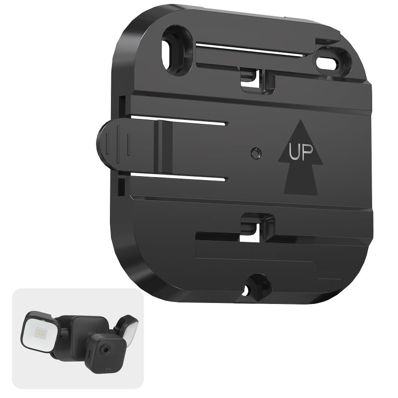 Aaeytby Wall Bracket for Blink Outdoor 4 Floodlight Camera/Blink Out Door 3 Floodlight Cam,Perfectly Replacing The Original Wall Plate, Fearless of Wind and Rain, Suitable for Outdoor Use - Image 1