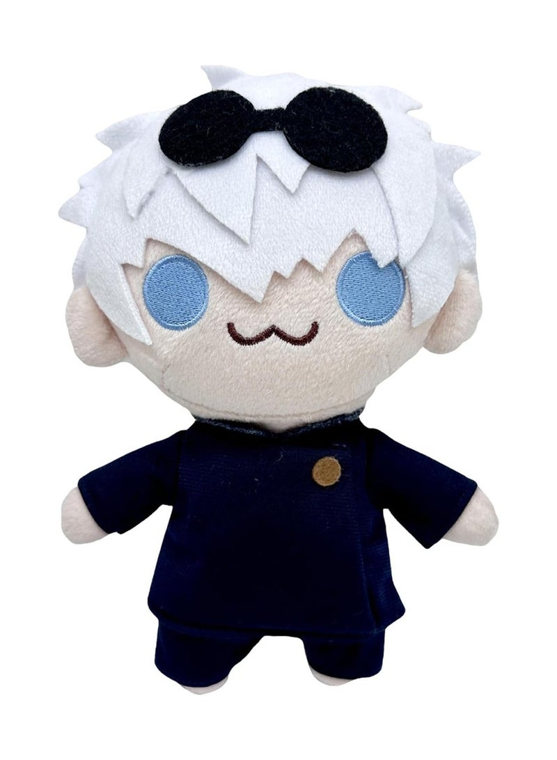8-Inch Anime Jutsu Kaiba Gojo Satoru Plush Doll, Suitable for Children, Fans, and Home Decor - Image 1