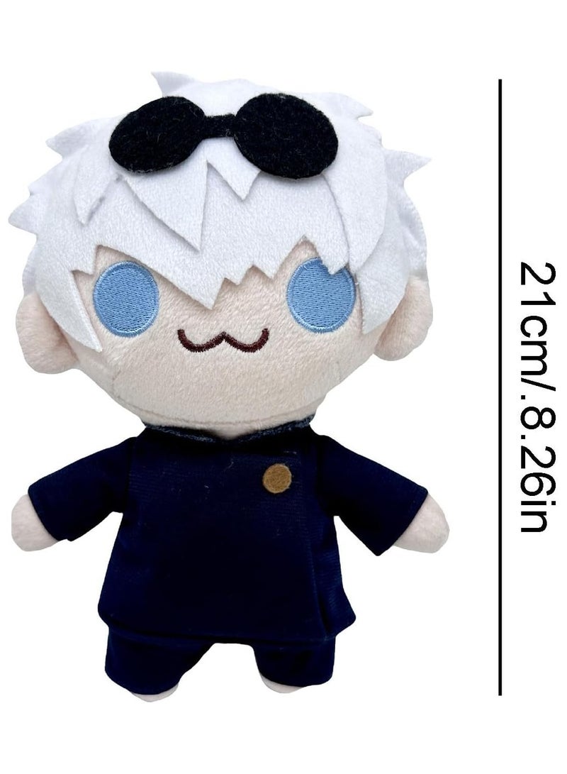 8-Inch Anime Jutsu Kaiba Gojo Satoru Plush Doll, Suitable for Children, Fans, and Home Decor - Image 2