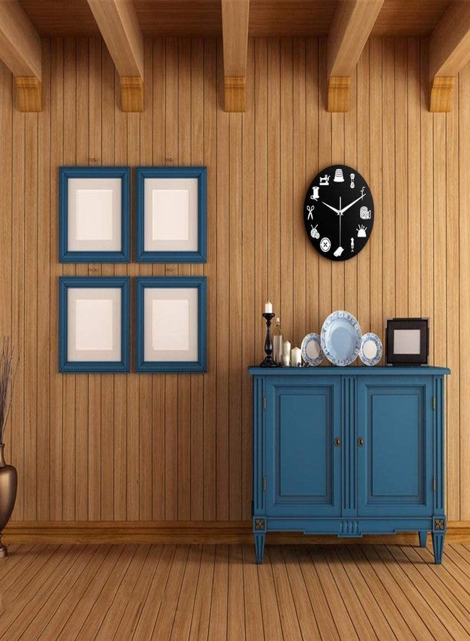 NABSTER Tailors Best Gift Sewing Room Decor Modern Wall Clock Craft Room Professional Clock Vintage Tailor Shop Seamstress Gift fro Birthday Anniversary - Image 4