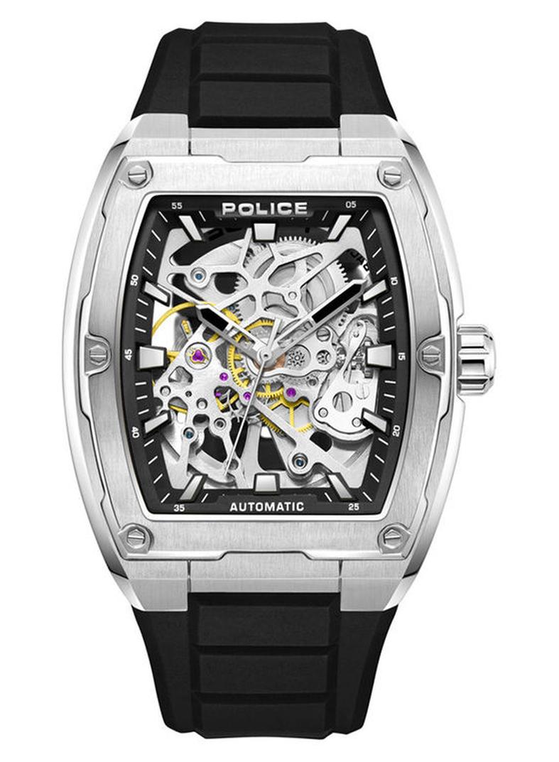 POLICE Men Analog Square Shape Silicone Wrist Watch PEWJR0005902 - 42 Mm - Image 1