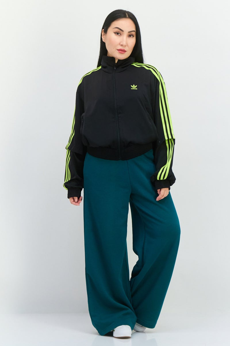 adidas Originals Women Sportswear Fit Long Sleeve Training Jacket, Black - Image 2