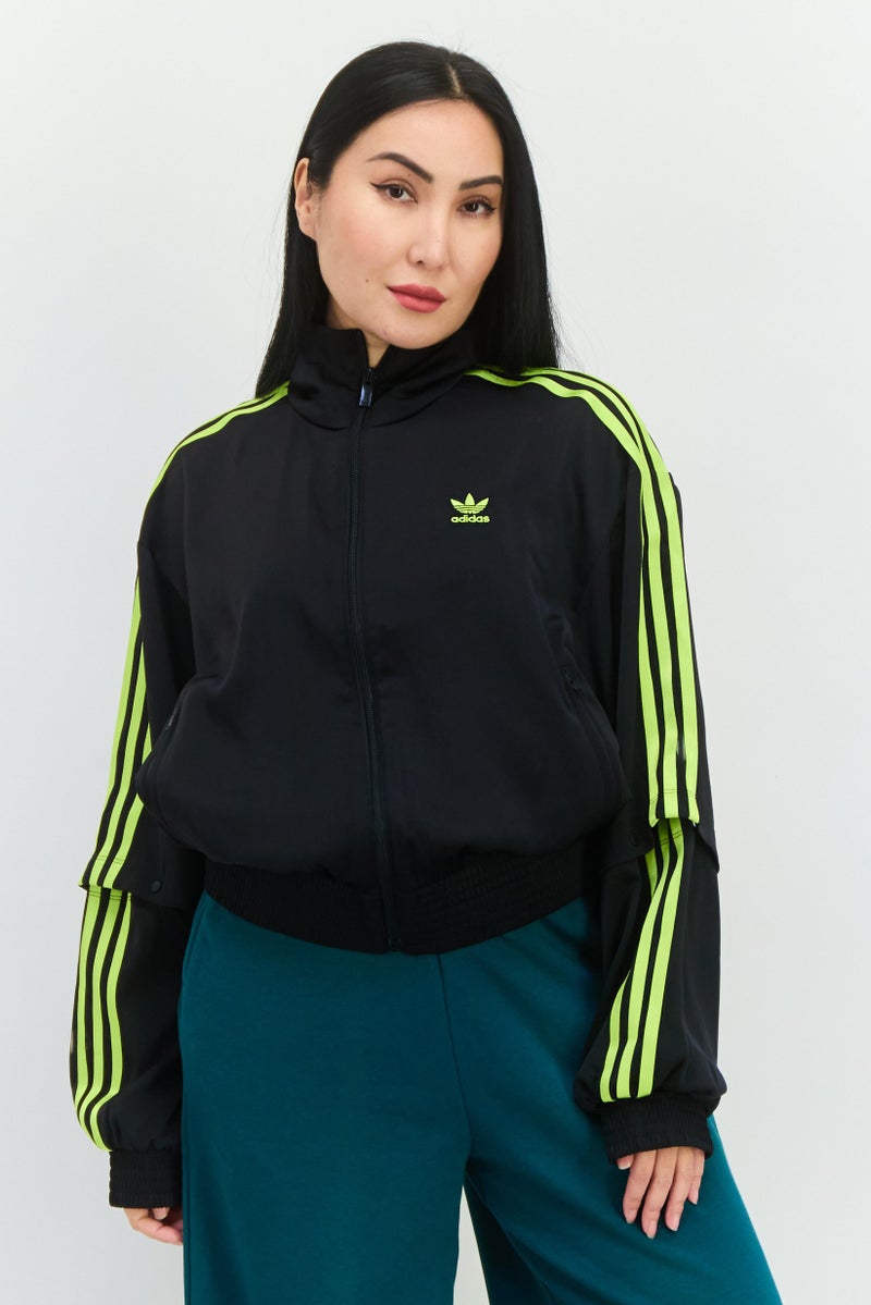 adidas Originals Women Sportswear Fit Long Sleeve Training Jacket, Black - Image 1