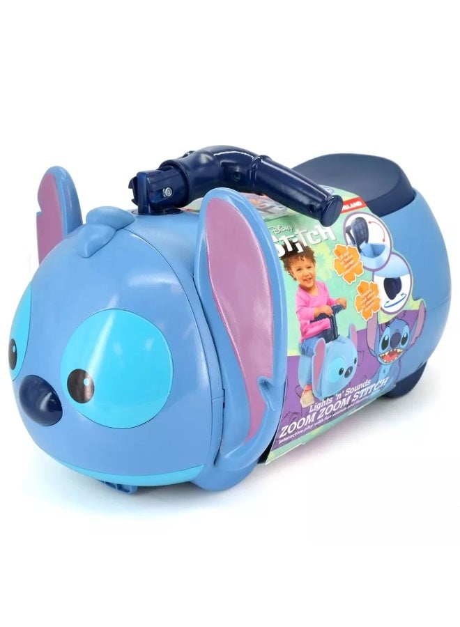 Kiddieland لعبة ركوب كيديلاند ديزني ليلو وستيتش مع أضواء وأصوات زوم ستيتش (48.61 × 30.19 × 34.29 سم، أزرق) - Image 1