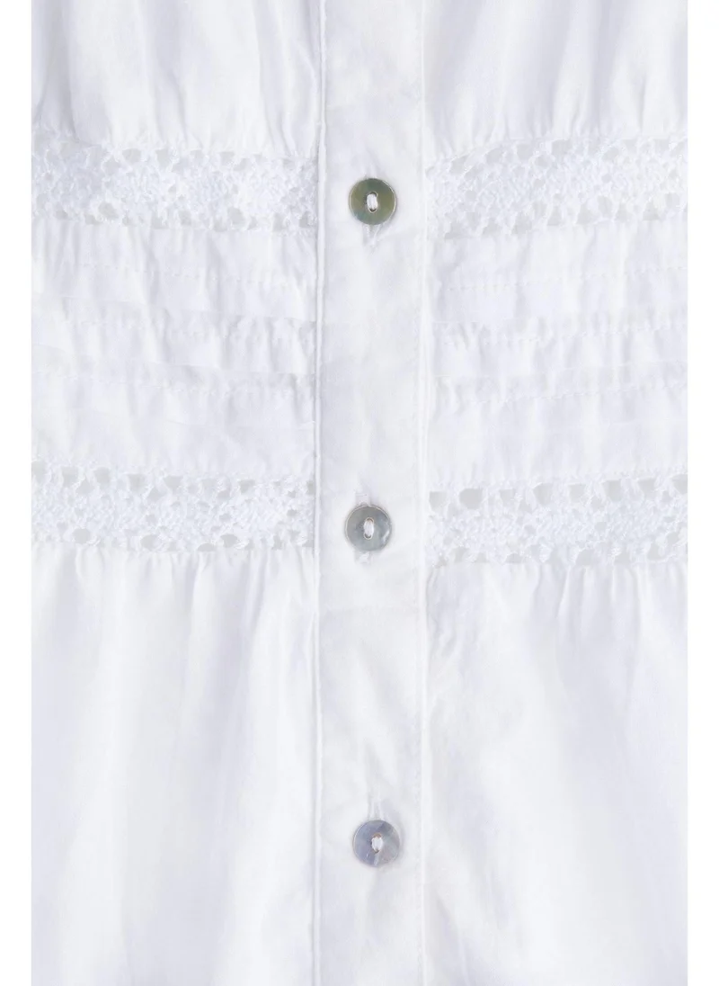 H&M Peplum vest top