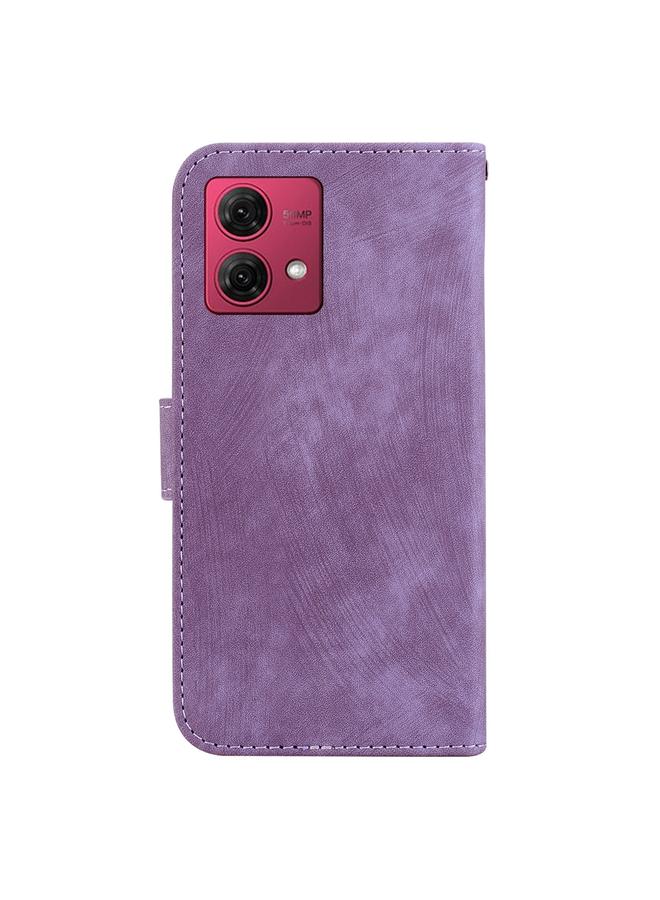 اس-توب جراب لهاتف موتورولا موتو جي 84، جراب جلدي منقوش بنمر صغير - Image 3