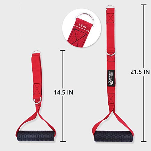 J Bryant Fitness Multifunction 4 in 1 Grip Handle Triceps Rope Resistance Bands Handle Cable Machine Attachments for Gym LAT Pulldown Exercise Handle - Image 3