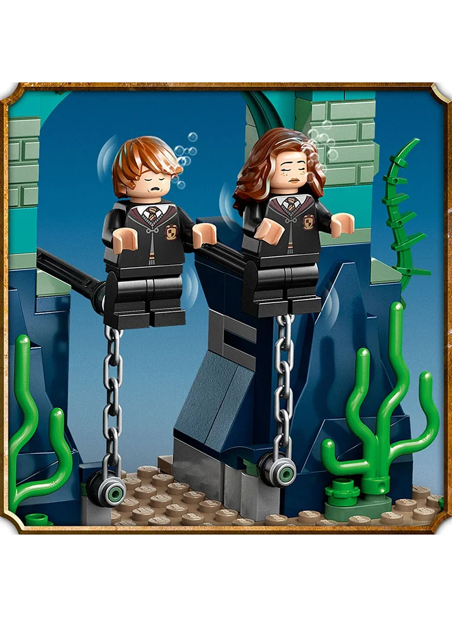 LEGO Harry Potter Triwizard Tournament: The Black Lake 76420 Building Toy Set; Gift Idea for Fans Aged 8 and Up; Features a Buildable Underwater Scene, Pier and Rowboat, 5 Minifigures and a Grindylow (349 Pieces)