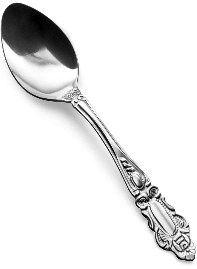 DecorRack 12 pieces Teapoons, Food Grade Stainless Steel Teaspoons, 5.5 inches, Flatware for Home, Restaurant, Dishwasher Safe. (12 Pack) - Image 1