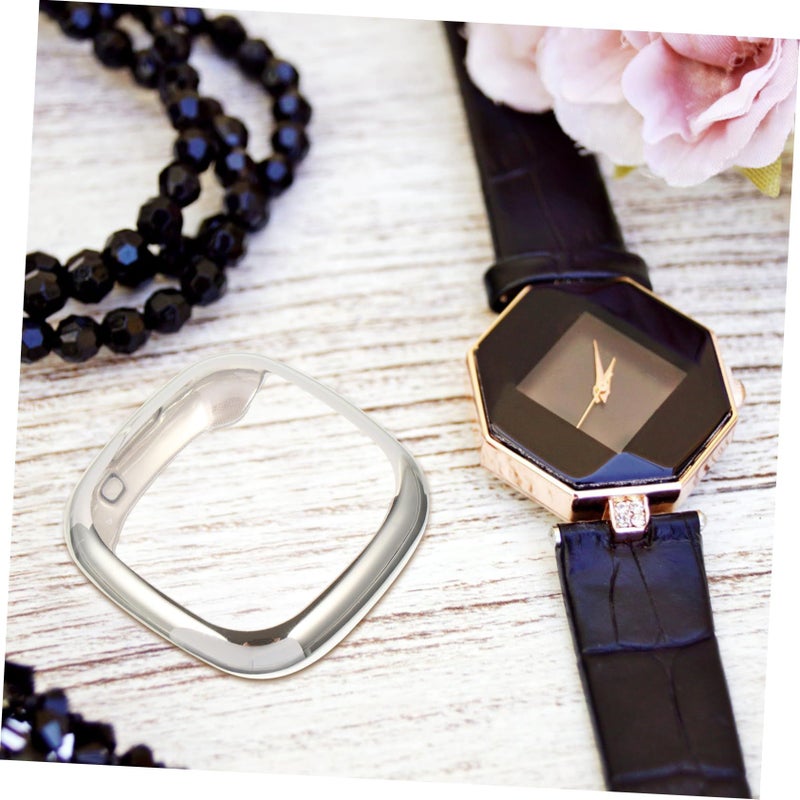 Golden Full Coverage Electroplating Protective Case Screen Cover for Smartwatch - Image 5