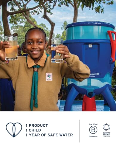 LifeStraw Go Series – BPA-Free Water Filter Bottle for Travel and Everyday use removes Bacteria, parasites and microplastics, Improves Taste, 1L 2-Pack; Icelandic Blue and Aegean Sea - Image 5