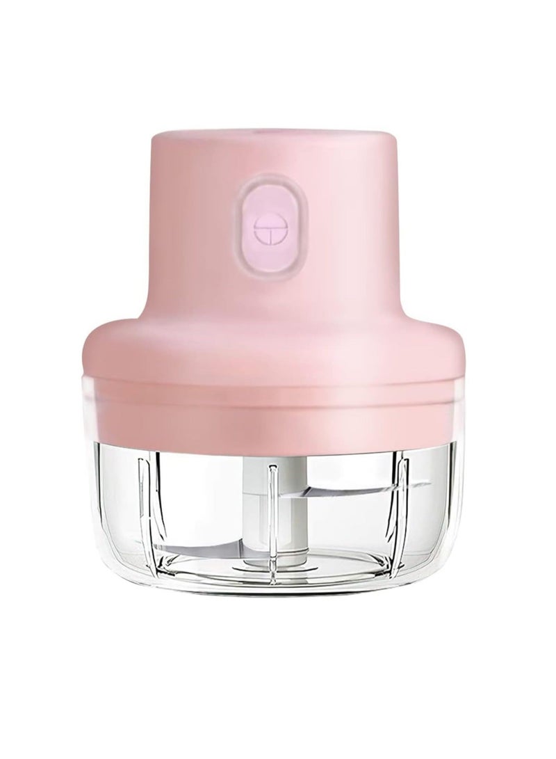 Captaintech Electric Garlic Chopper Press, 100ML Mini Portable Garlic Mincer Mini Wireless, Wireless Food Processor Chopper Processor for Garlic/Ginger/Chili/Onions - Image 1