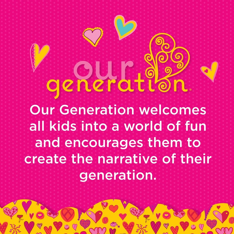 Our Generation - Pink Bunk Bed - Butterfly Themed Bed Set - Accessories for 18 Inch Dolls - Pretend Play - Toys for Kids 3 and Up - Dreams for Two - Image 5