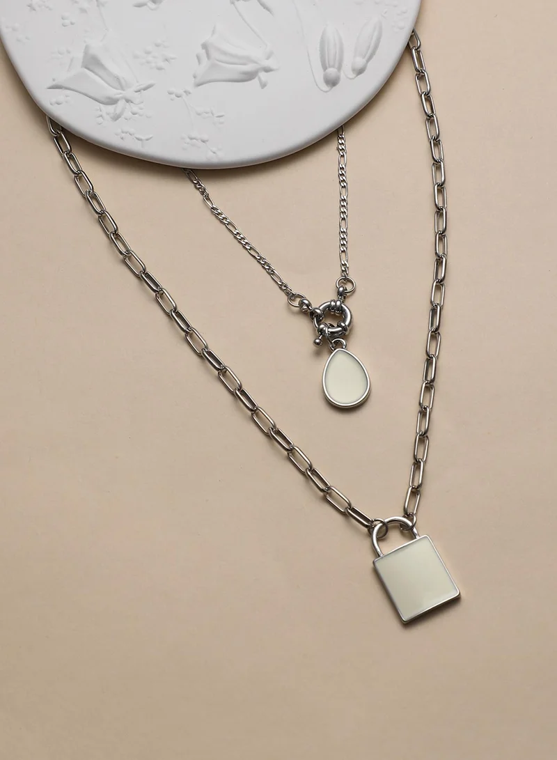 SOHI Sailor's Layered Artificial Necklace Jewellery