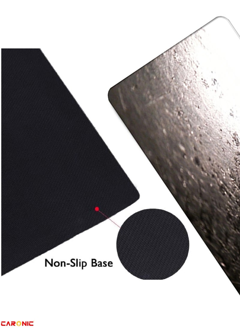 CARONIC - Large Gaming Mouse Pad with Superior Micro Weave Cloth Extended Desk Mousepad with Stitched Edges Non-Slip Base Water Resist Keyboard Pad For Gamer And Office Home ZD 204 - Image 1