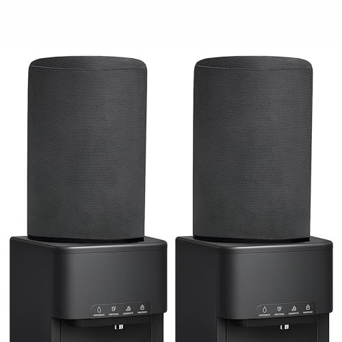 CRASOME Water Dispenser for 20 ltr / Litre Bottle Jar Cover (Black Pack of 2) - Image 1
