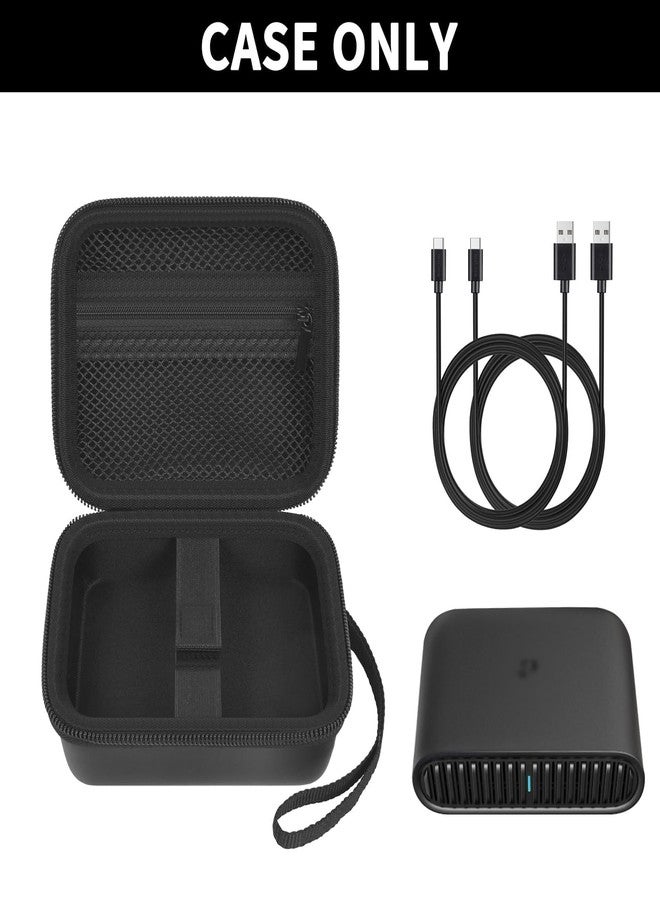 Grapsa Case Compatible with TP-Link Ultra-Portable Wi-Fi 6 AX1500 AX3000 Travel Router, Storage Holder for TL-WR1502X/ WR3002X WiFi Hotspot for Traveling, Ethernet Cable Network Adapter (Box Only) - Image 2
