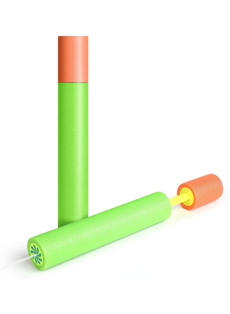 Baytion Water Pistols of 2 Packs, Foam Water Squirt Guns Shooter Noodles Pump, Summer Pool Toys Suitable for Boys, Girls and Adults in Swimming Pools and Outdoor Beaches - Image 1