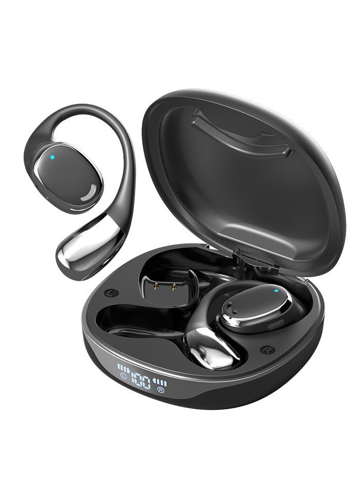 AirYoung Out of Open Ear Headphones Wireless OWS Ear Hanging Earphones 5.4 Bluetooth Headset Air Bone Conduction Open Ear Earbuds, Outer Over the Ear Earbuds Outside the Ear Conduction Headphones - Image 1