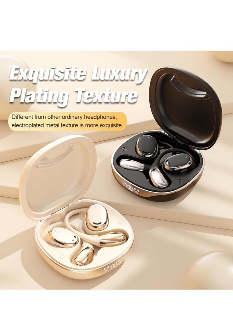 AirYoung Out of Open Ear Headphones Wireless OWS Ear Hanging Earphones 5.4 Bluetooth Headset Air Bone Conduction Open Ear Earbuds, Outer Over the Ear Earbuds Outside the Ear Conduction Headphones - Image 4