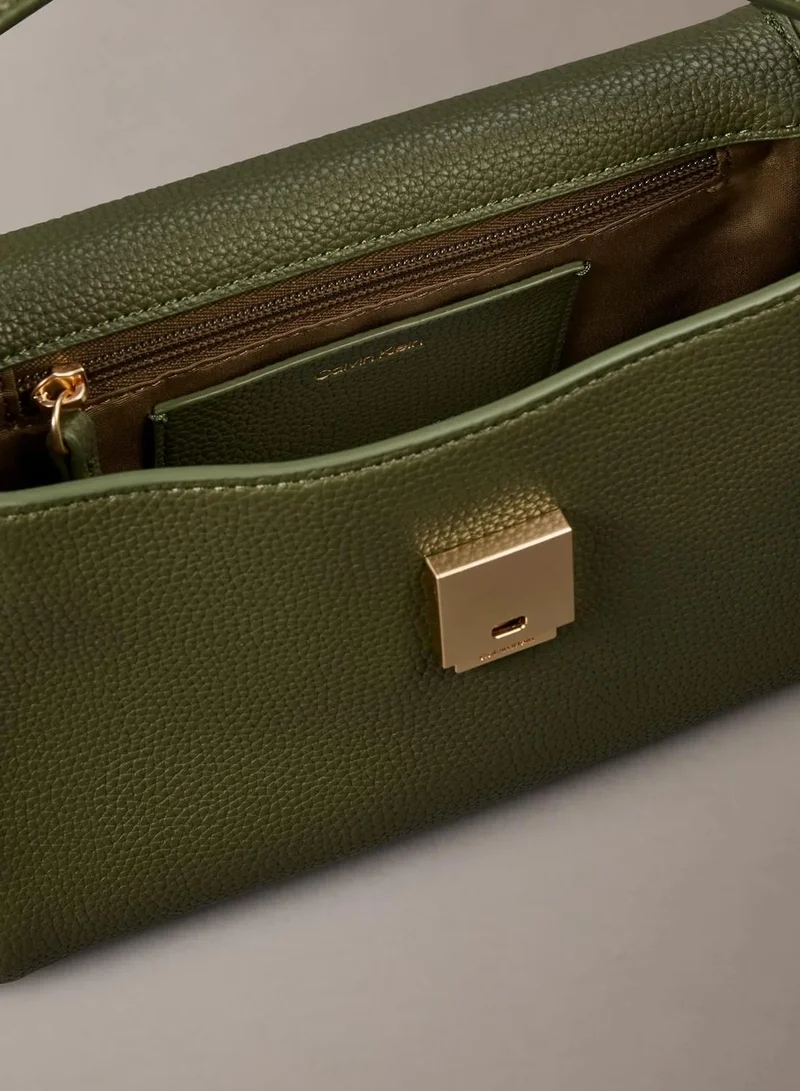 Calvin Klein Cypress Pebble Grain Shoulder Bag for Women | Best Price UAE
