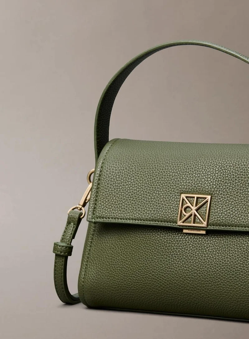 Calvin Klein Cypress Pebble Grain Shoulder Bag for Women | Best Price UAE