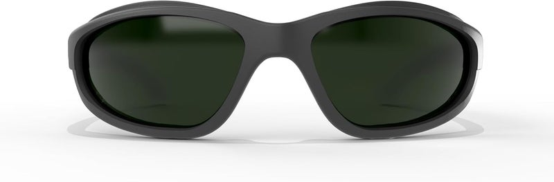 EDGE Dakura Wrap-Around Safety Glasses with IR5 Medium Welding Lens - Anti-Scratch, UV 400, Military Grade - Image 2