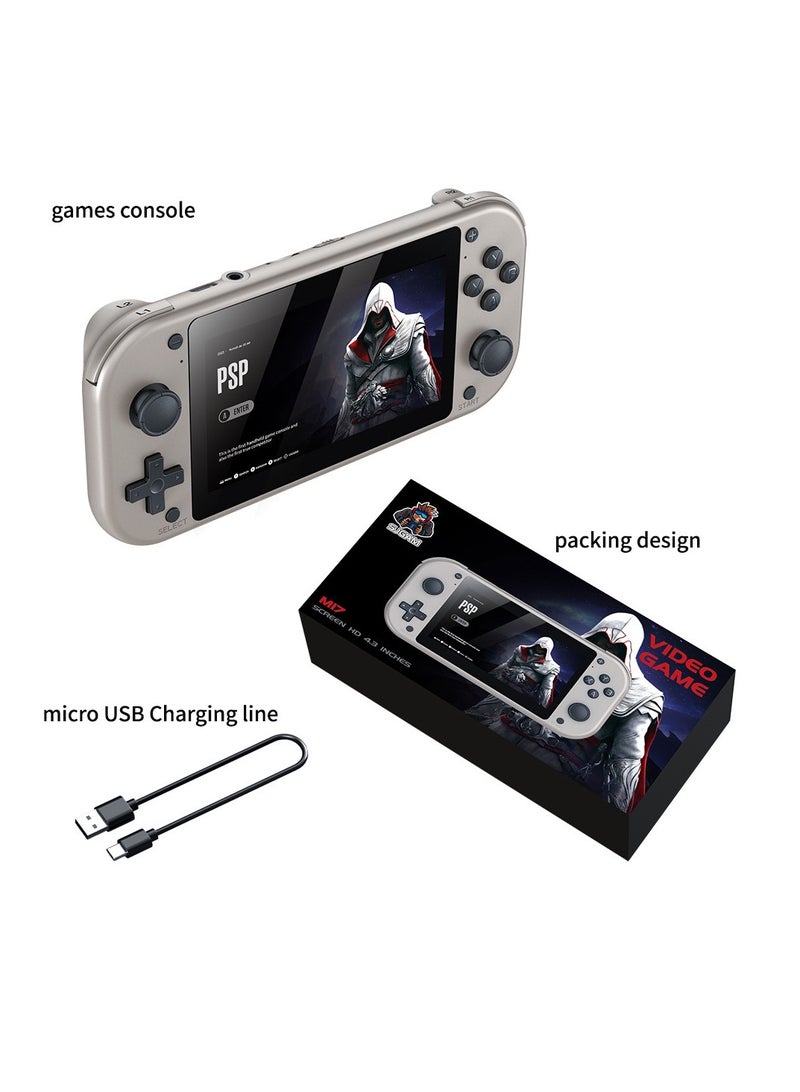 Handheld 4.3-inch, 4K HD Wireless PSP Retro Arcade Console（64GB） - Image 2