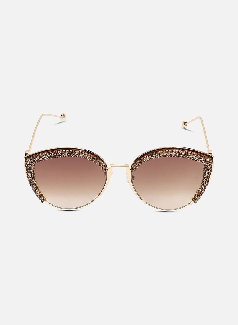 صوص هاوت HAUTE SAUCE by  Campus Sutra Women Cateye Sunglasses with UV Protected Lens
