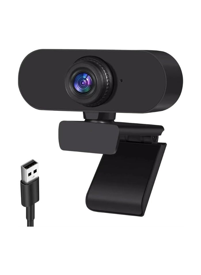 1080P HD USB Webcam with Microphone – Autofocus Streaming Camera for PC & Laptop – Noise Reduction for Zoom, Video Calls & Online Meetings - Image 1
