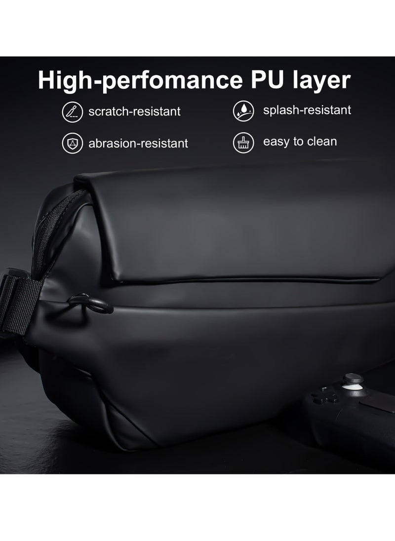 Carrying Case for PlayStation Portal/ROG Ally/Steam Deck/OLED/Lenovo Legion Go/Switch, Protective Portable Waterproof Travel Bag with Multi-Pockets for PS Portal Remote Player
