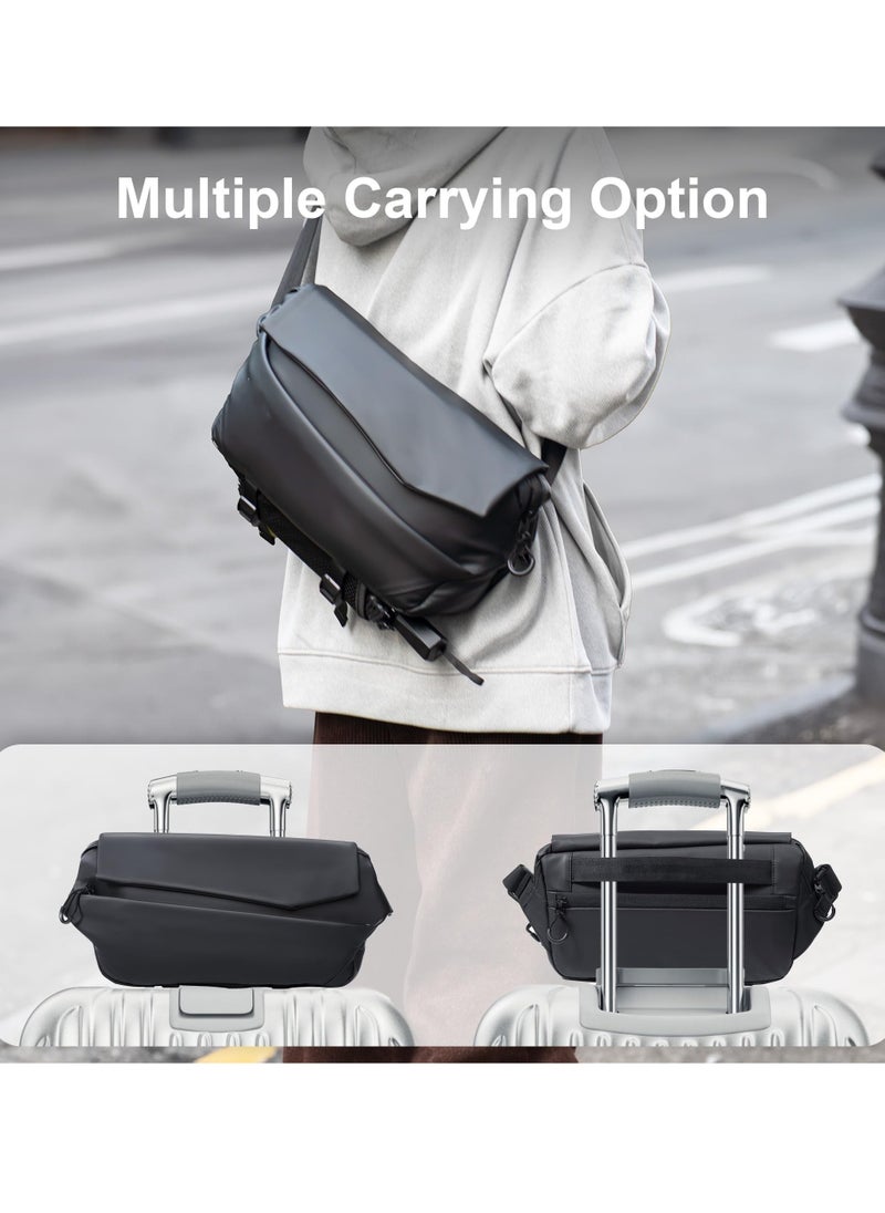 Carrying Case for PlayStation Portal/ROG Ally/Steam Deck/OLED/Lenovo Legion Go/Switch, Protective Portable Waterproof Travel Bag with Multi-Pockets for PS Portal Remote Player