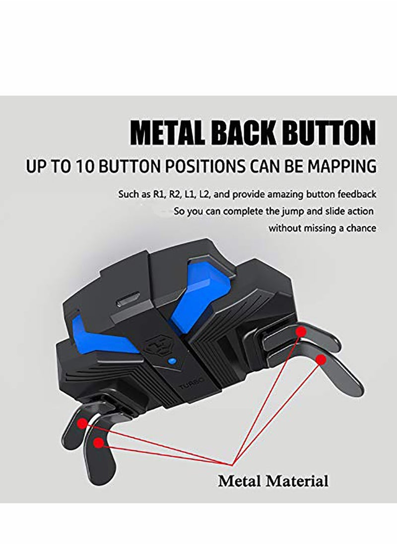 Controller Accessories for PS4, Back Button Attachment Adapter with Custom Mapping 4 Paddles Professional F.P.S Gaming, Gift Boys and Men
