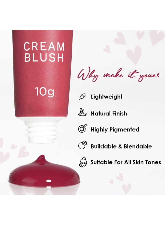 Insight Cosmetics Super Stay Cream Blush, B09-Apricot Jelly - Image 4