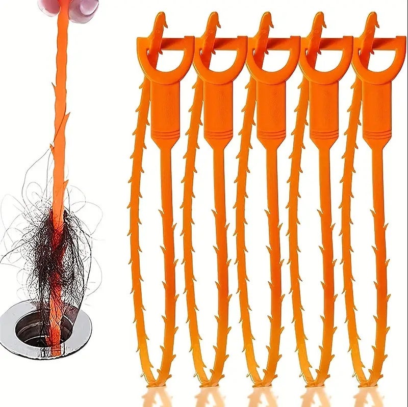 Smiley Kitchen Pipe Dredge Hook Sewer Toilet Dredge Household Sink Drainage Anti-Blocking Cleaning Hook - Image 2