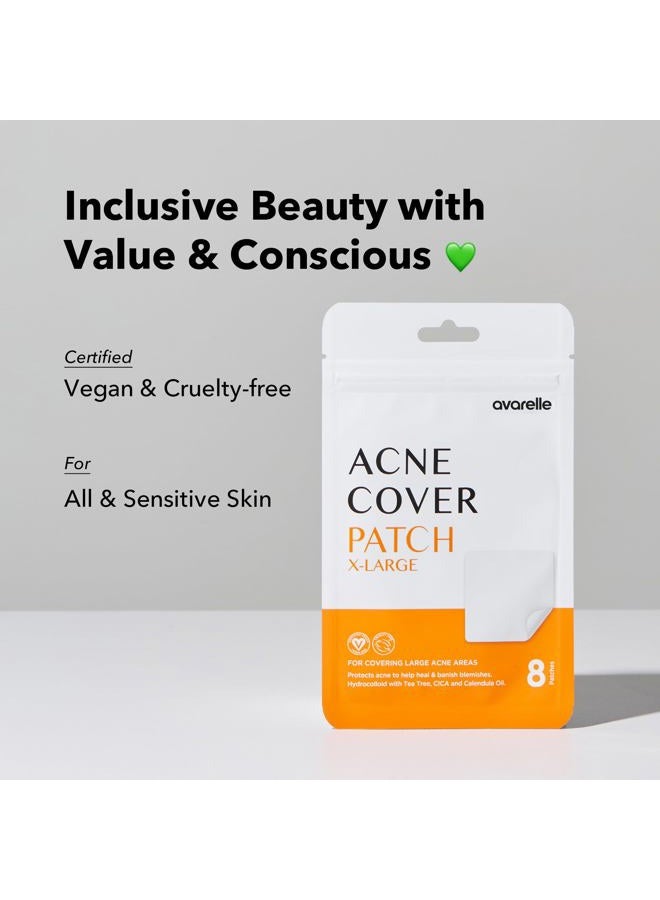 AVARELLE Acne Pimple Patch Absorbing Cover Blemish (XL Square / 8 PATCHES) - Image 4