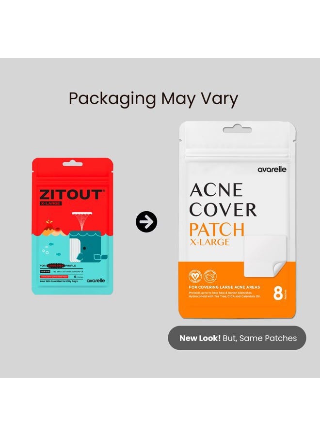AVARELLE Acne Pimple Patch Absorbing Cover Blemish (XL Square / 8 PATCHES) - Image 5