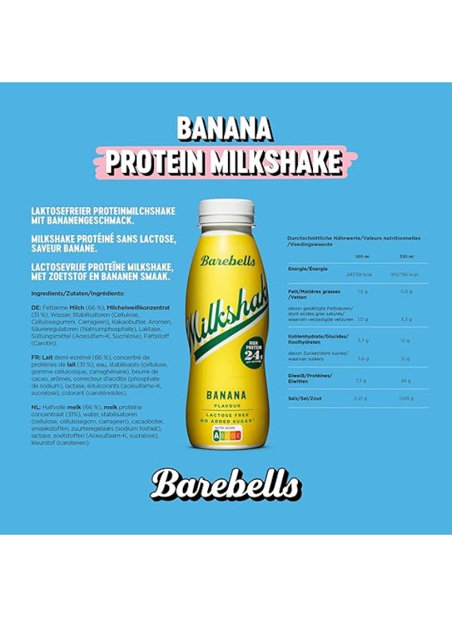 Barebells Protein Milkshake Banana ( 330 ML x 8 ) - Image 5