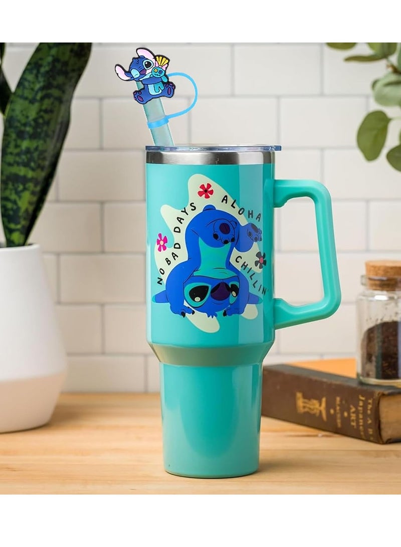 يوڠام 10 قطع من أغطية الشفاطات السيليكون - أغطية قابلة لإعادة الاستخدام لرؤوس الشفاطات، تناسب أكواب بحجم 40 و30 و20 أونصة. - Image 5