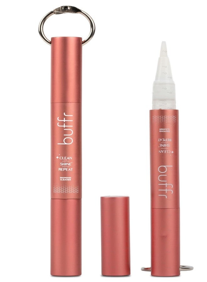 BUFFR Natural Diamond Cleaner Pen Keychain - Non-Toxic, Portable Jewelry Cleaner for Silver, Gold & Fine Jewelry - Gentle, Easy Shine for Women On-the-Go - Image 1