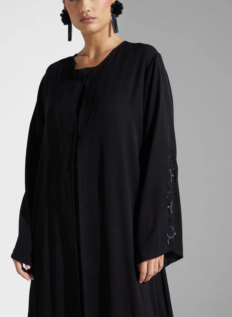hayas closet Flared Sleeve Abaya