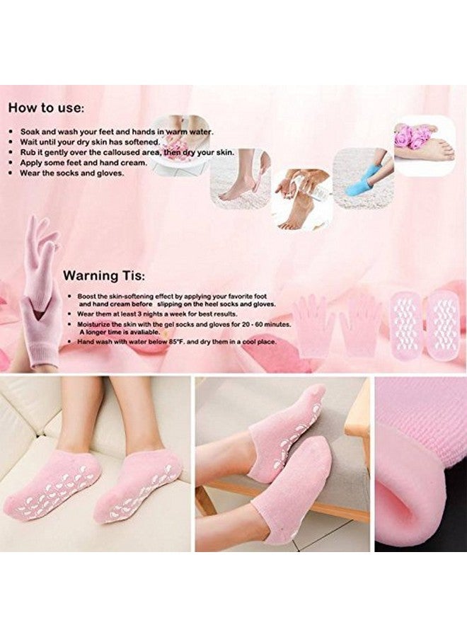 RRJ Moisturizing Socks with Spa Gel (Light blue) - Image 2