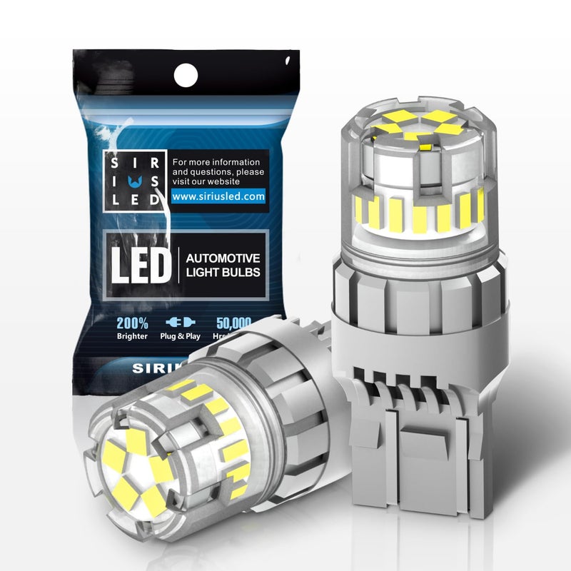SIR IUS LED FT 7440 LED Backup Reverse Light Bulb Super Bright High Power Single Filament function Air Vent Design 30304014 SMD White 6500K Pack of 2